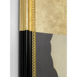 Peinture A L Huile Frame Incognito Lady 80X100Cm