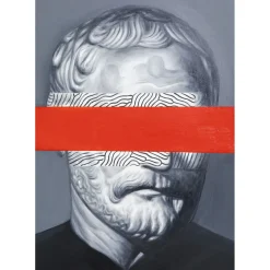 Peinture A L Huile Frame Incognito Philosophy 80X1