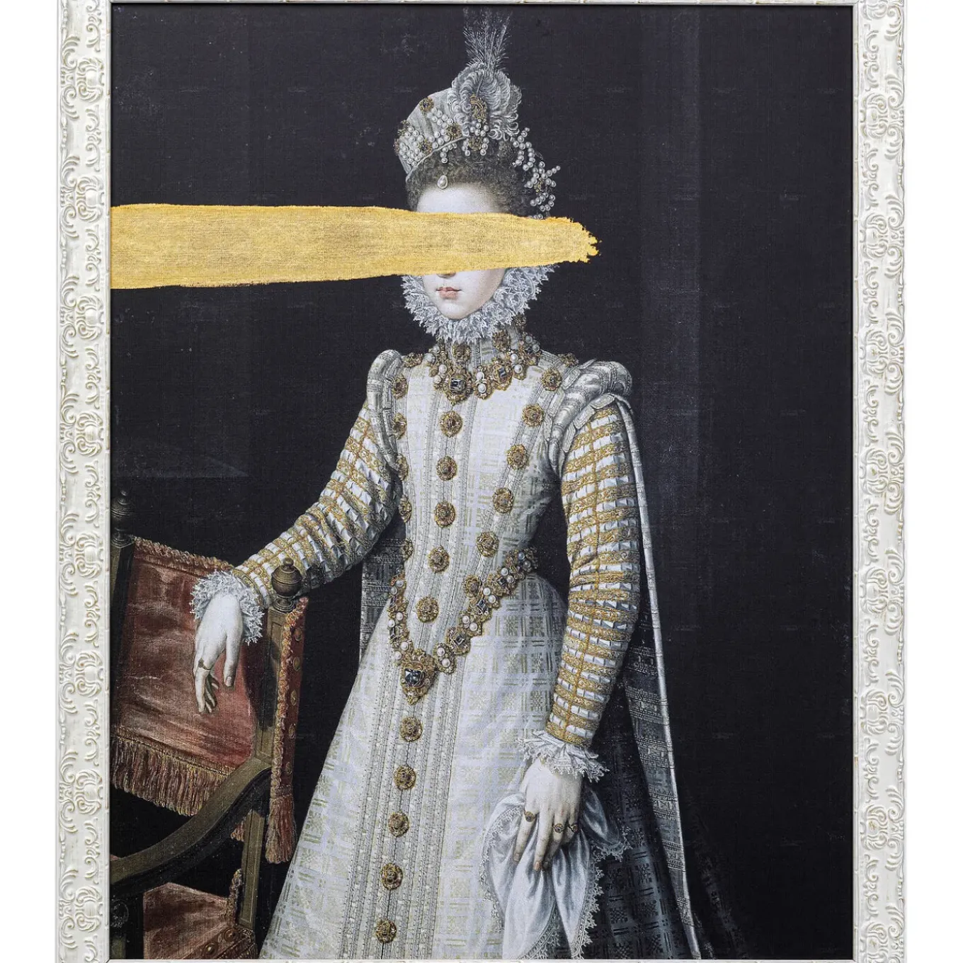 Peinture A L Huile Frame Incognito Baroness 80X100