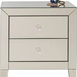 Petite Commode Luxury Champagne 2-Tiroirs