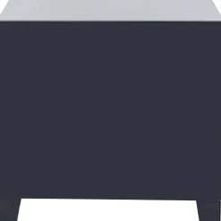 Petite Commode Luxury Push 2 Tiroirs Gris