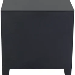 Petite Commode Luxury Push 2 Tiroirs Gris