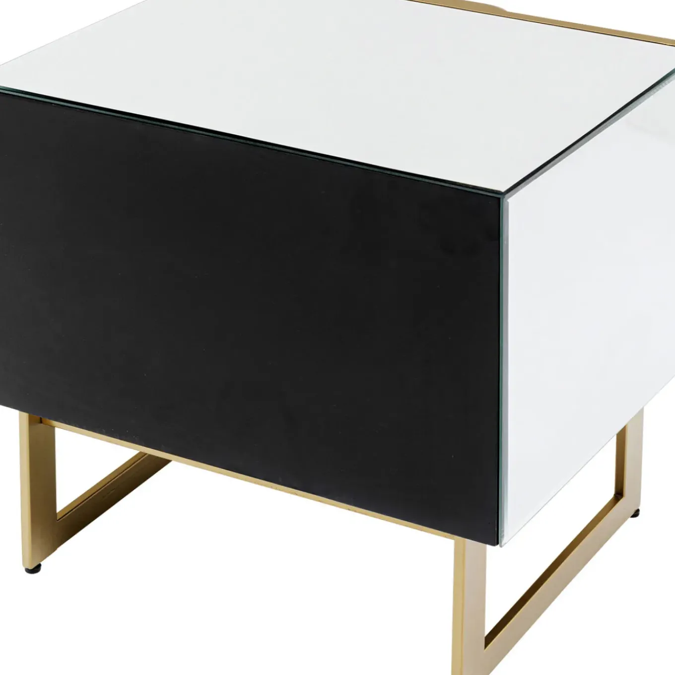 Petite Commode Soran Dore 49X50Cm