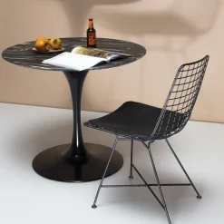 Pied De Table Invitation Noir O60Cm
