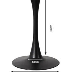 Pietement De Table Schickeria Noir O110Cm