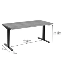 Pietement De Table Tavola Office Noir