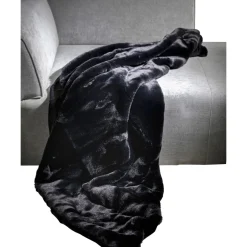 Plaid Noir 140X200Cm