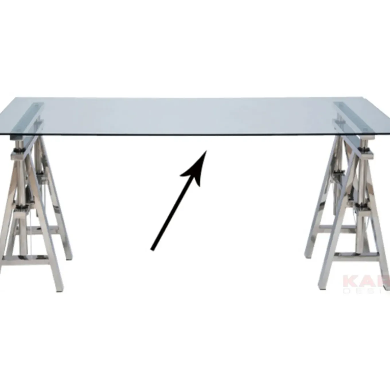 Plateau De Table En Verre Transparent 160X80Cm