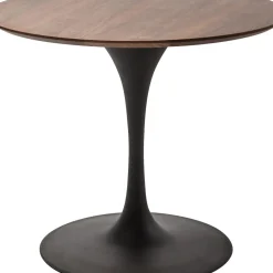 Plateau De Table Invitation Rond Noyer O90Cm