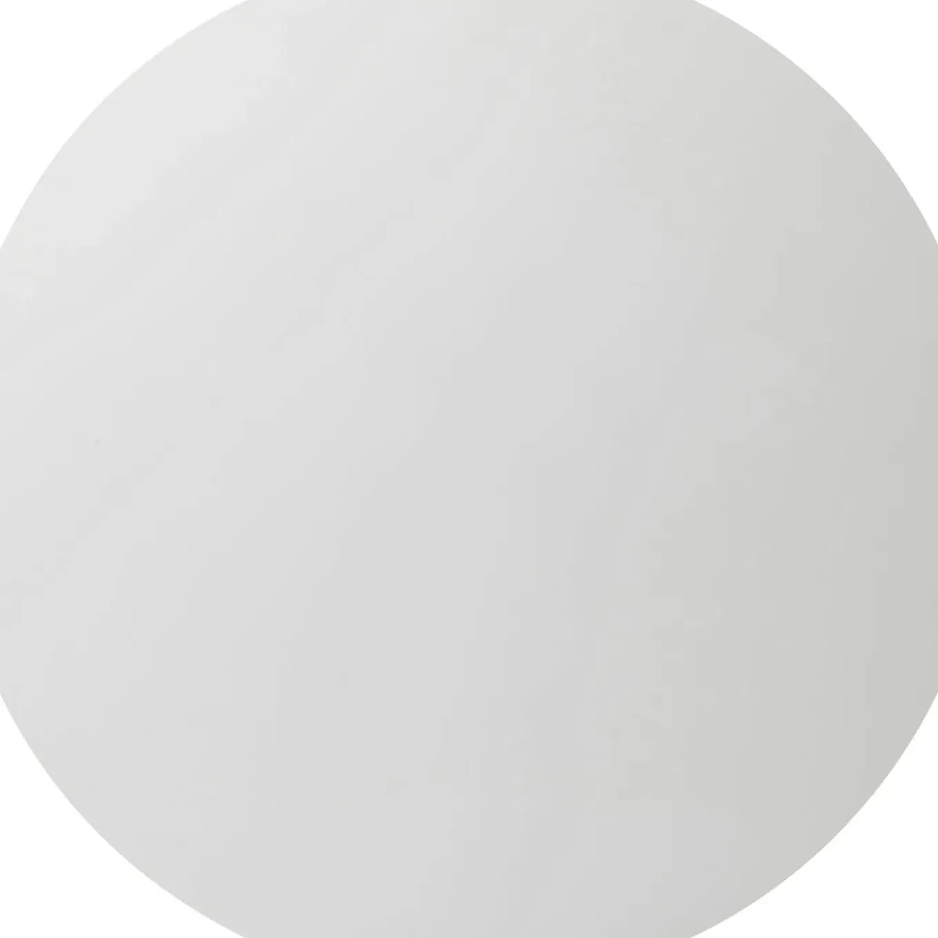 Plateau De Table Invitation Rond Blanc O120Cm