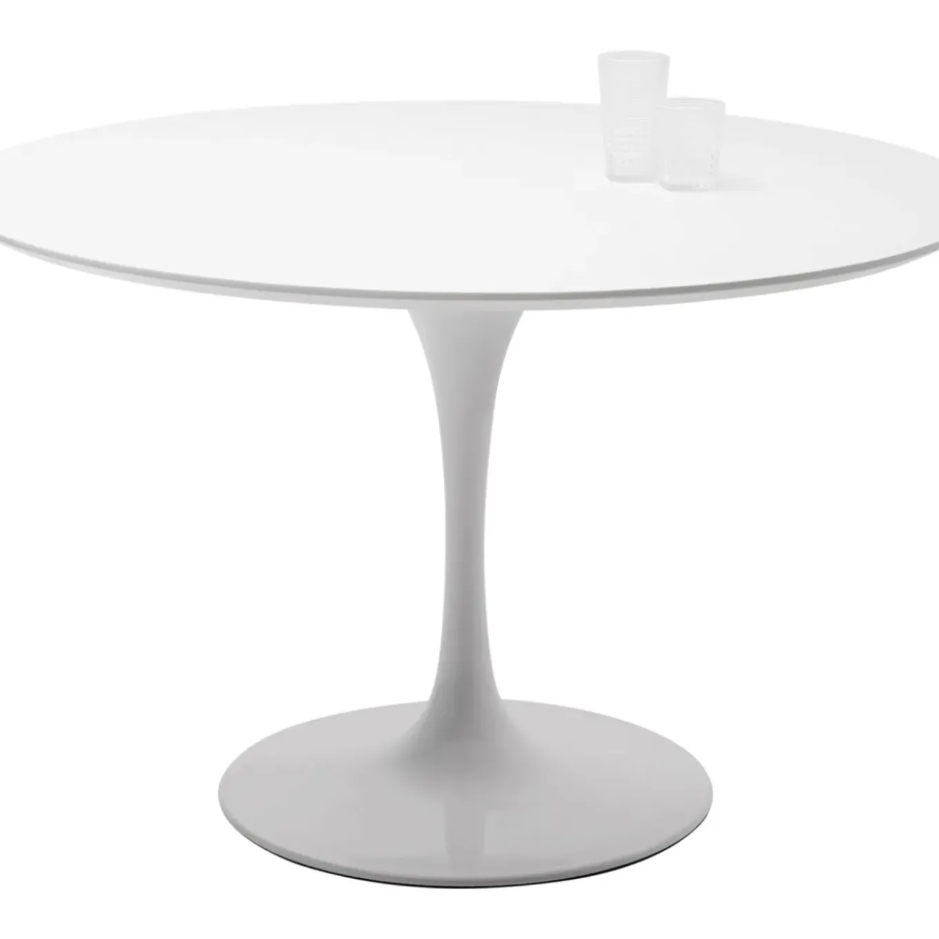 Plateau De Table Invitation Rond Blanc O120Cm