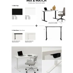 Plateau De Table Tavola Smart Blanc 120X60Cm
