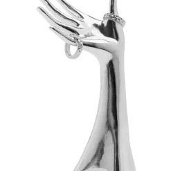 Porte-Bijoux Hand Argente 10X20Cm