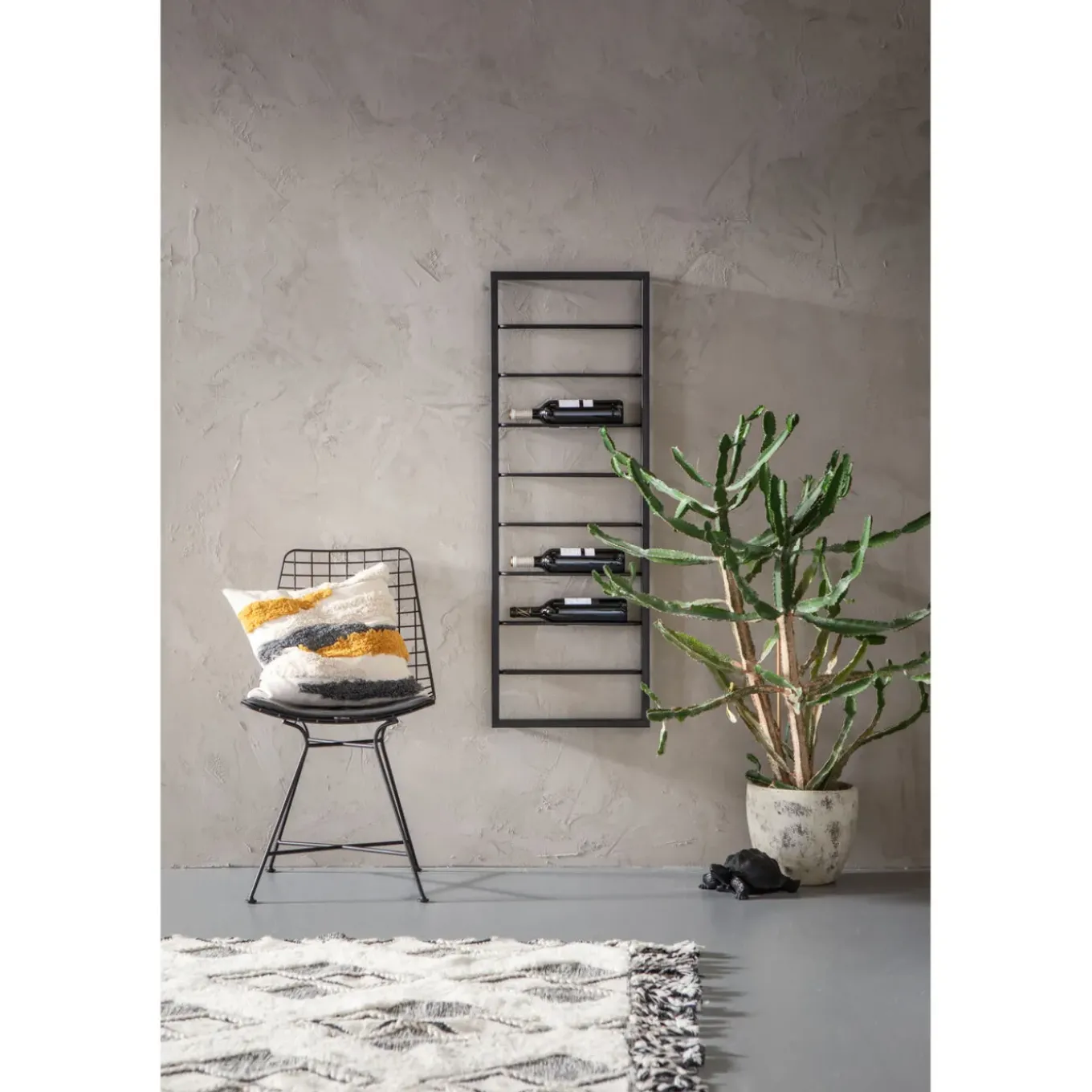 Porte-Bouteilles Mural Bistro 42X120Cm