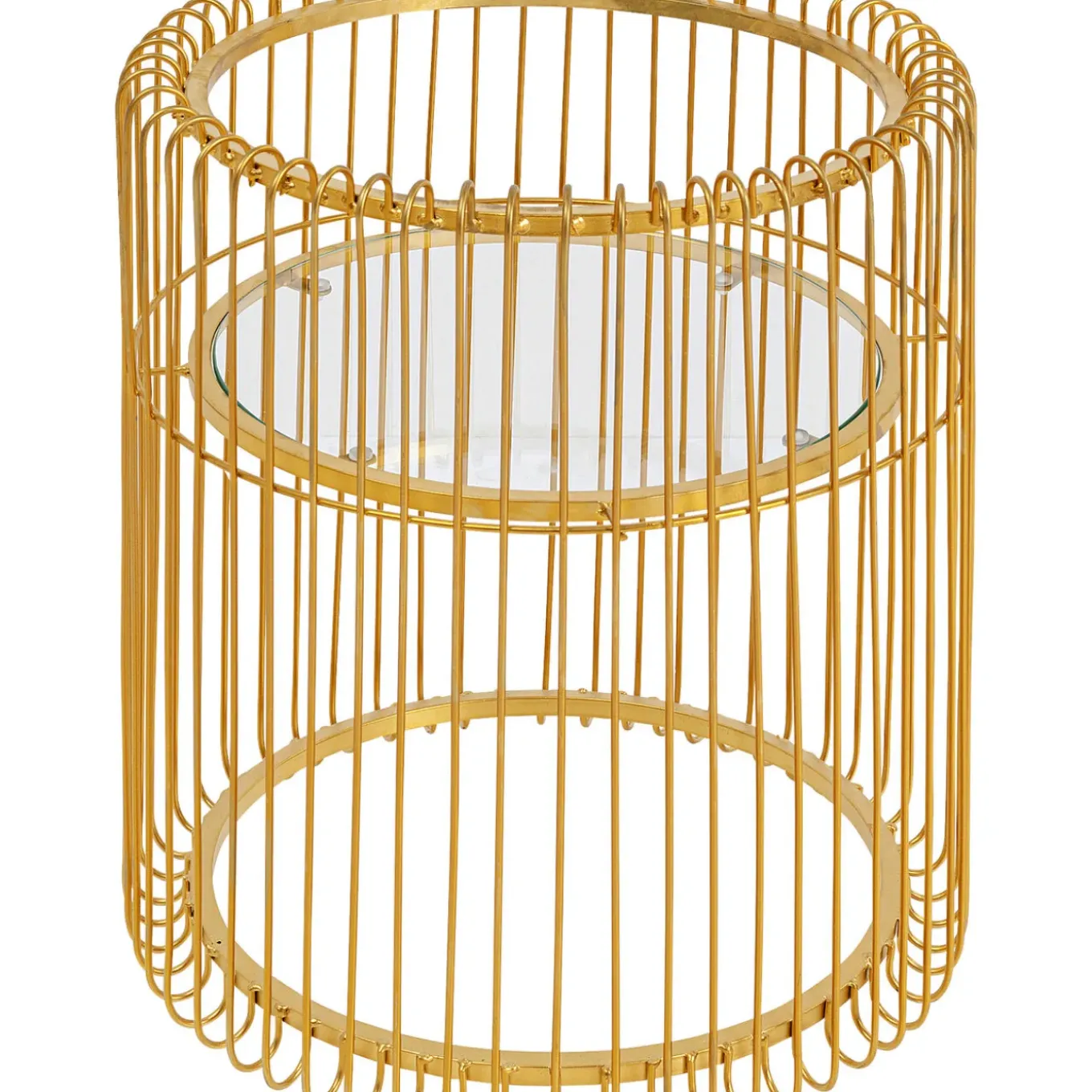 Porte-Plantes Wire Dore 44Cm