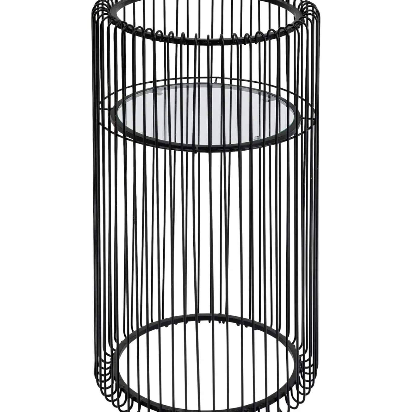 Porte-Plantes Wire Noir 70Cm