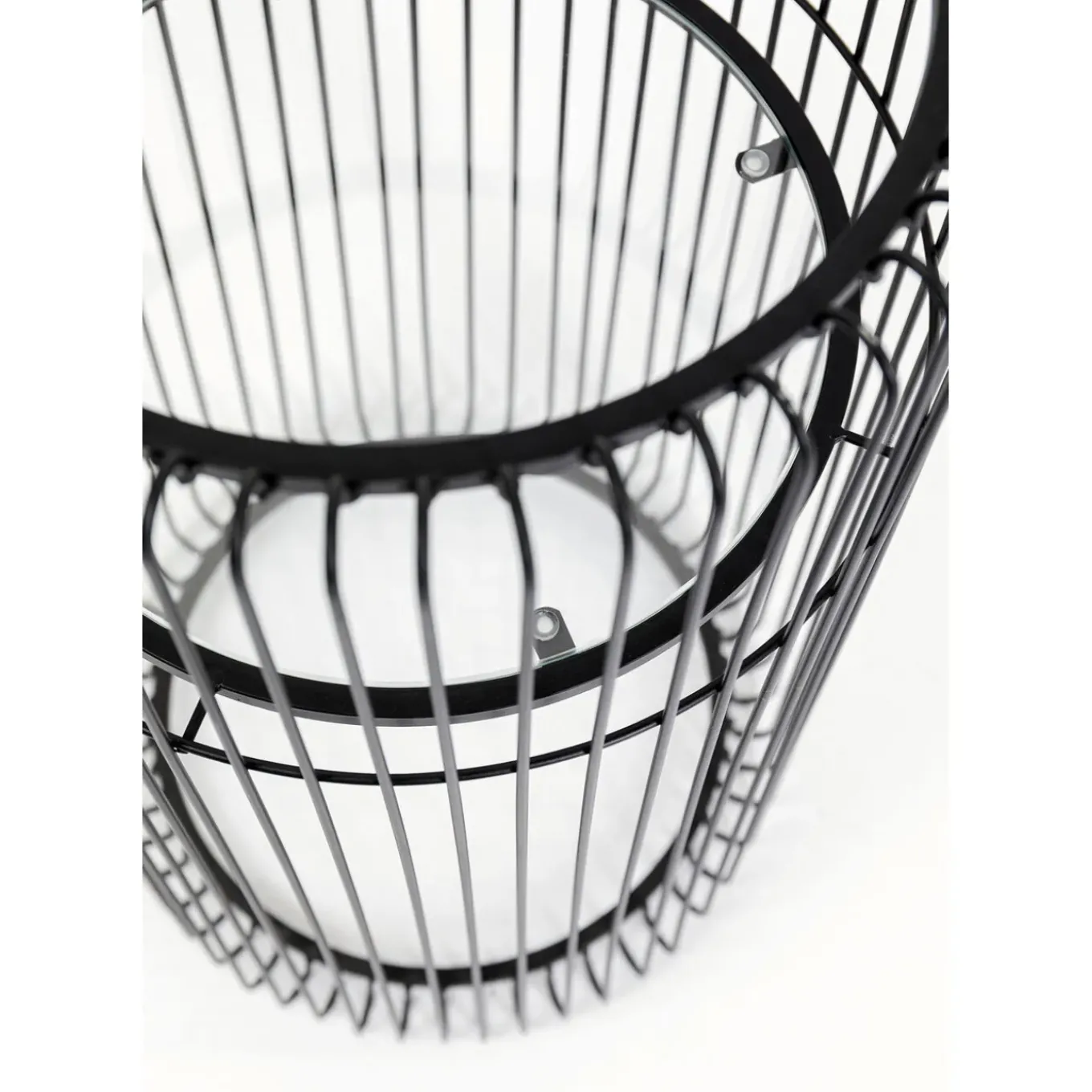 Porte-Plantes Wire Noir 70Cm