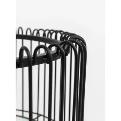 Porte-Plantes Wire Noir 70Cm