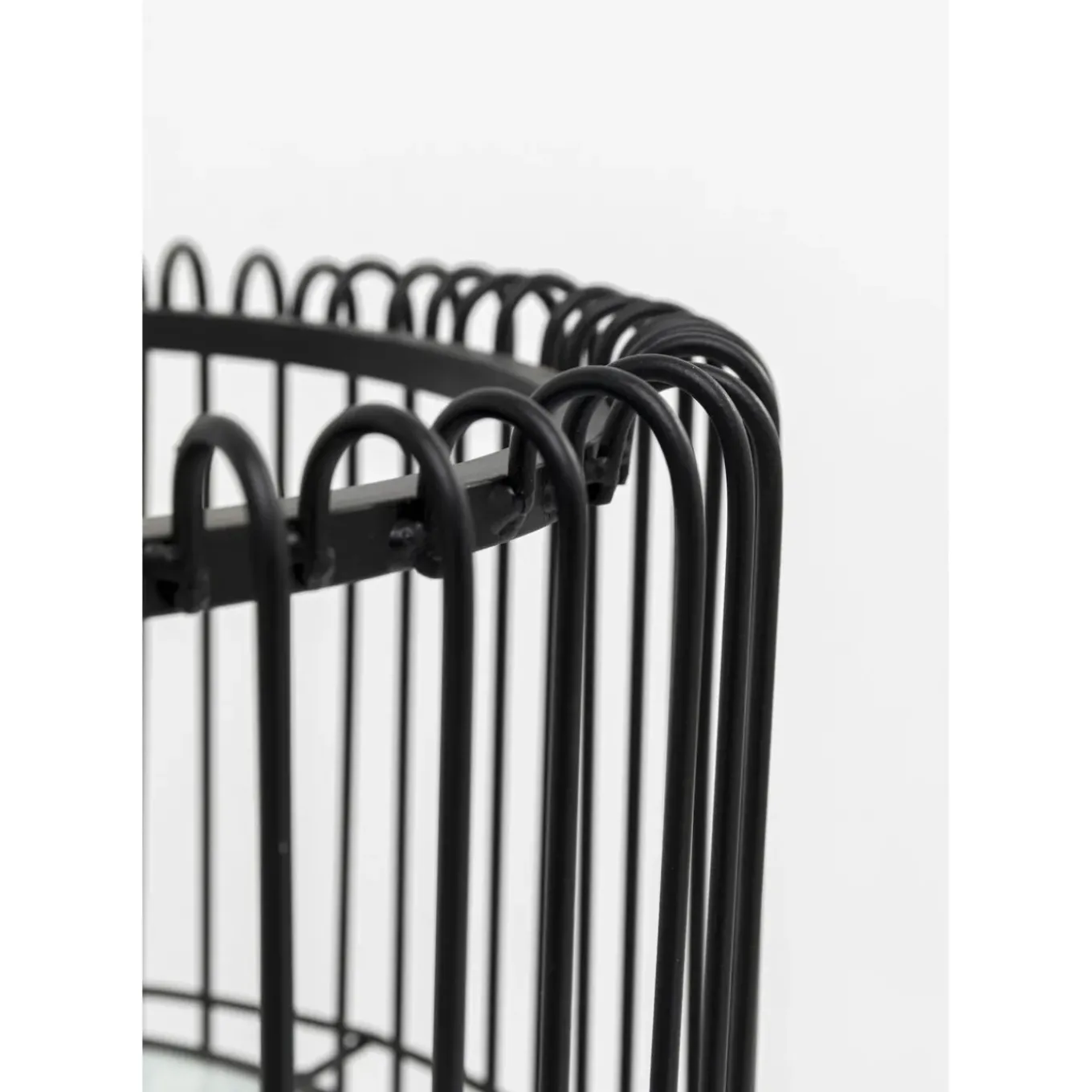 Porte-Plantes Wire Noir 70Cm