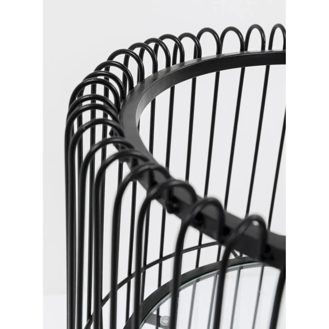 Porte-Plantes Wire Noir 57Cm