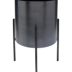 Pot A Plantes Mynah Shiney Noir 50Cm