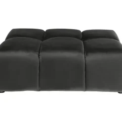 Pouf Belami Velours Gris