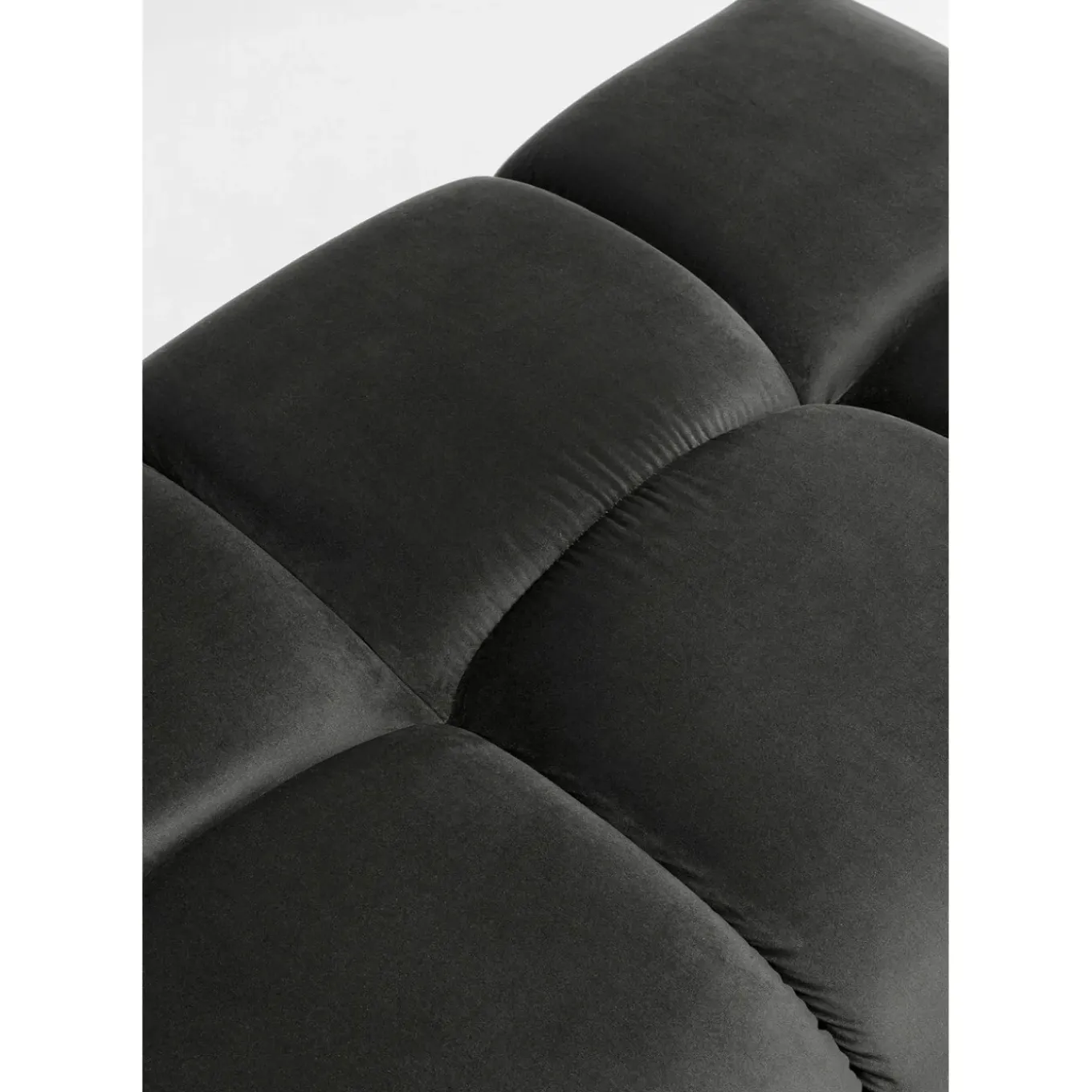 Pouf Belami Velours Gris