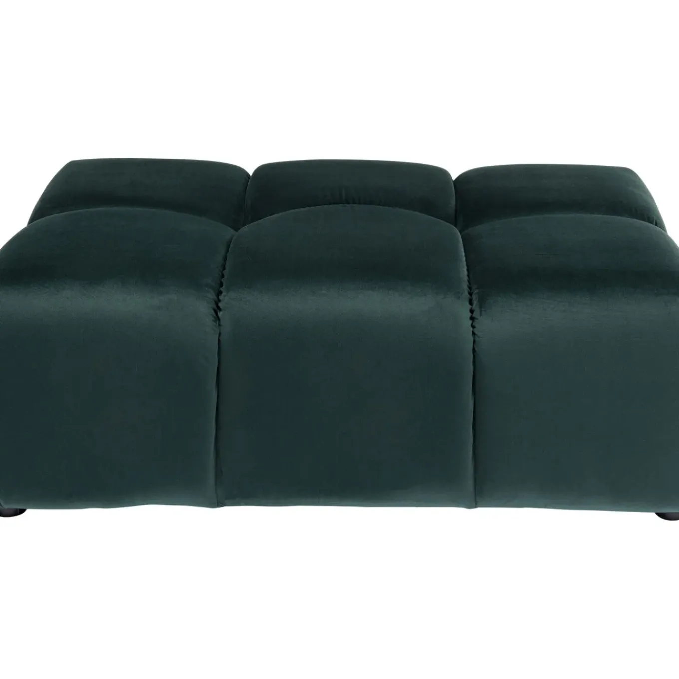 Pouf Belami Velours Vert Fonce