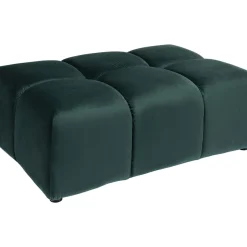 Pouf Belami Velours Vert Fonce