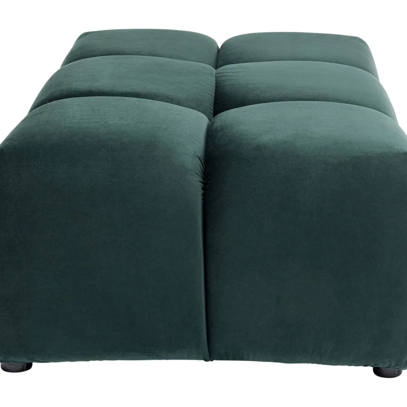 Pouf Belami Velours Vert Fonce
