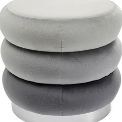 Pouf Sandwich Gris O45Cm