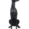 Sculpture Greyhound Oskar Noir 180