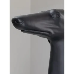 Sculpture Greyhound Oskar Noir 180