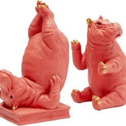 Serre-Livres Hippo Fuchsia (2/Set)