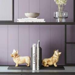 Serre-Livres Royal Standing Corgi (2/Set)