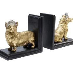 Serre-Livres Royal Standing Corgi (2/Set)