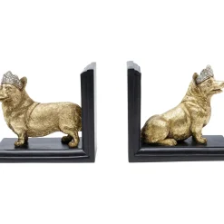 Serre-Livres Royal Standing Corgi (2/Set)