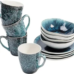 Set De Petit-Dejeuner Mustique (12/Pcs)