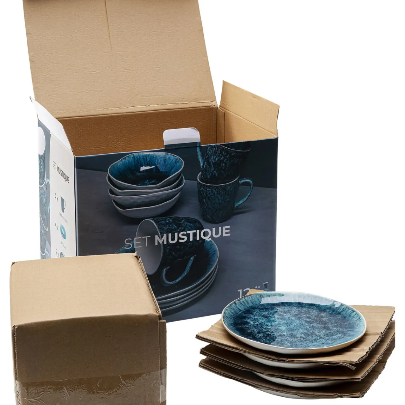 Set De Petit-Dejeuner Mustique (12/Pcs)