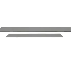 Set Plateaux Verre Fume Trempe 8 Mm 65X130Cm