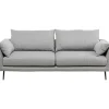 Sofa Amalfi 2-Places Gris 219Cm