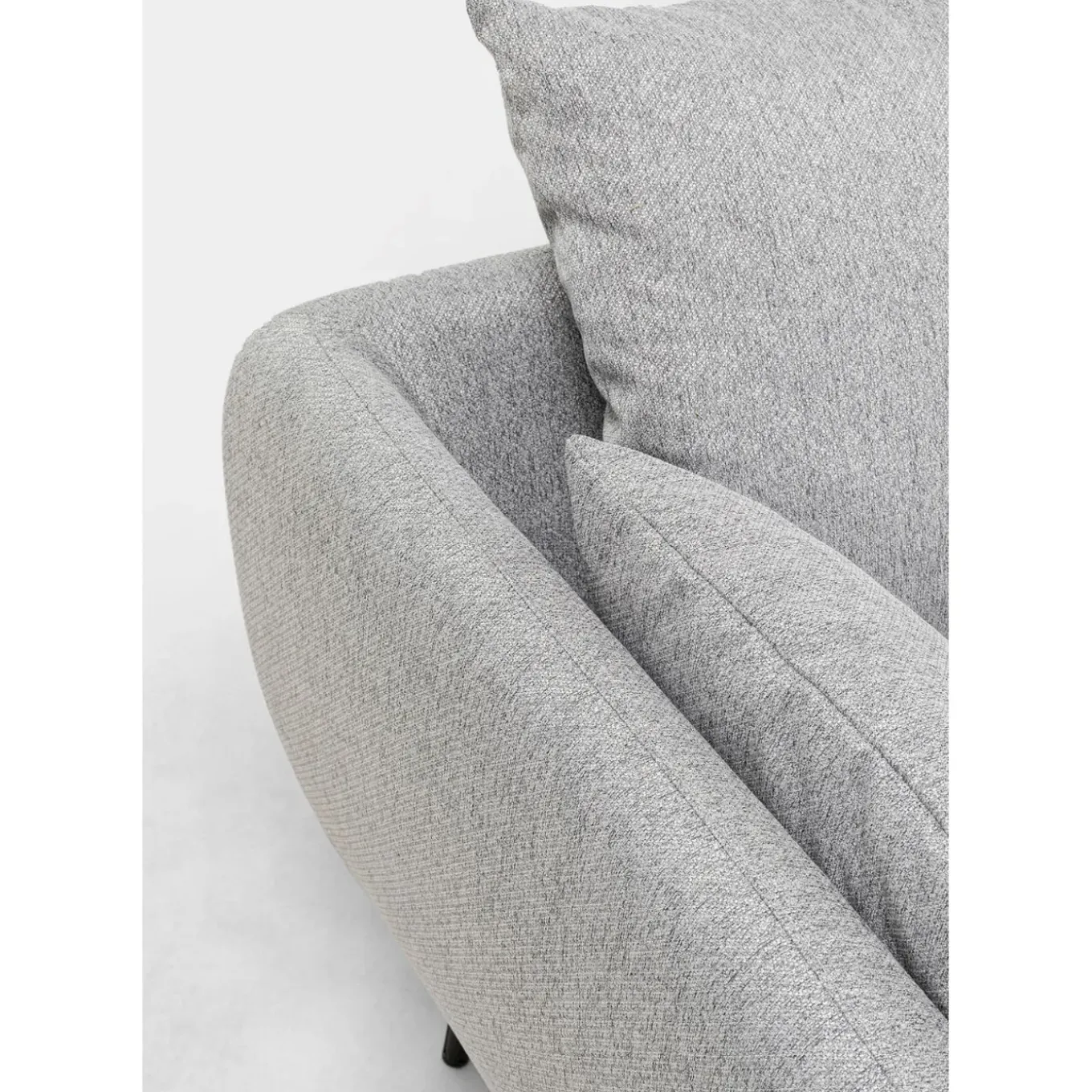 Sofa Amalfi 2-Places Gris 219Cm