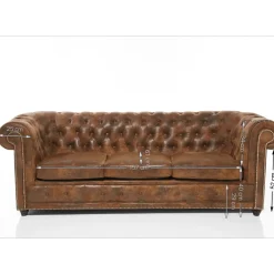 Sofa Cambridge 3 Places Vintage Smart