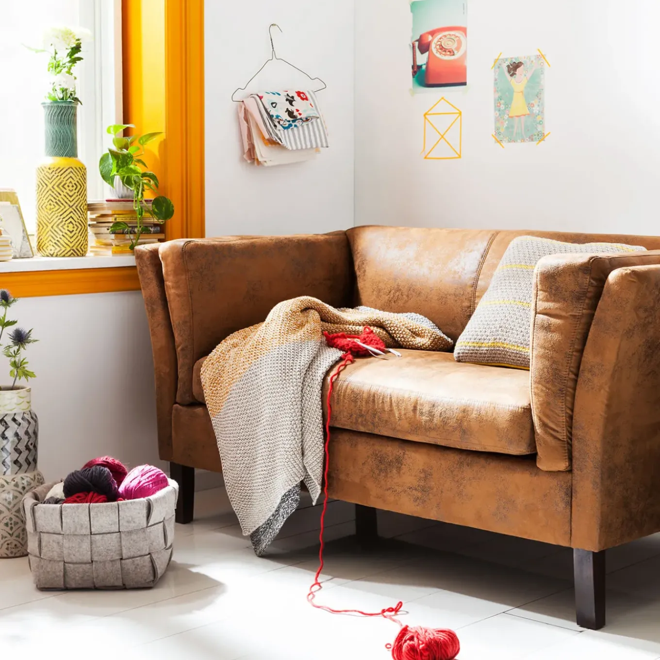 Sofa Canapése 2 Places Vintage Smart