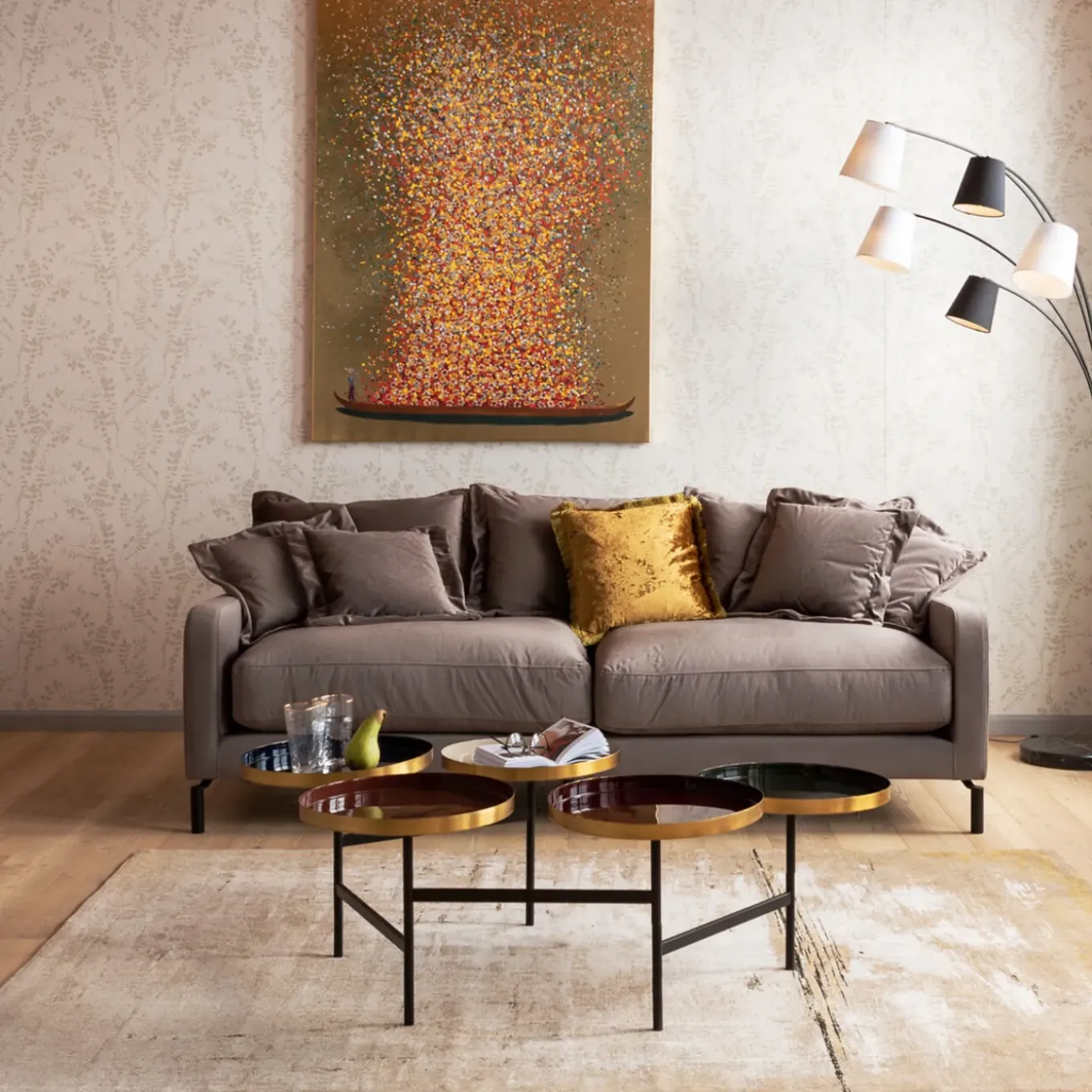 Sofa Lullaby 2-Places Taupe