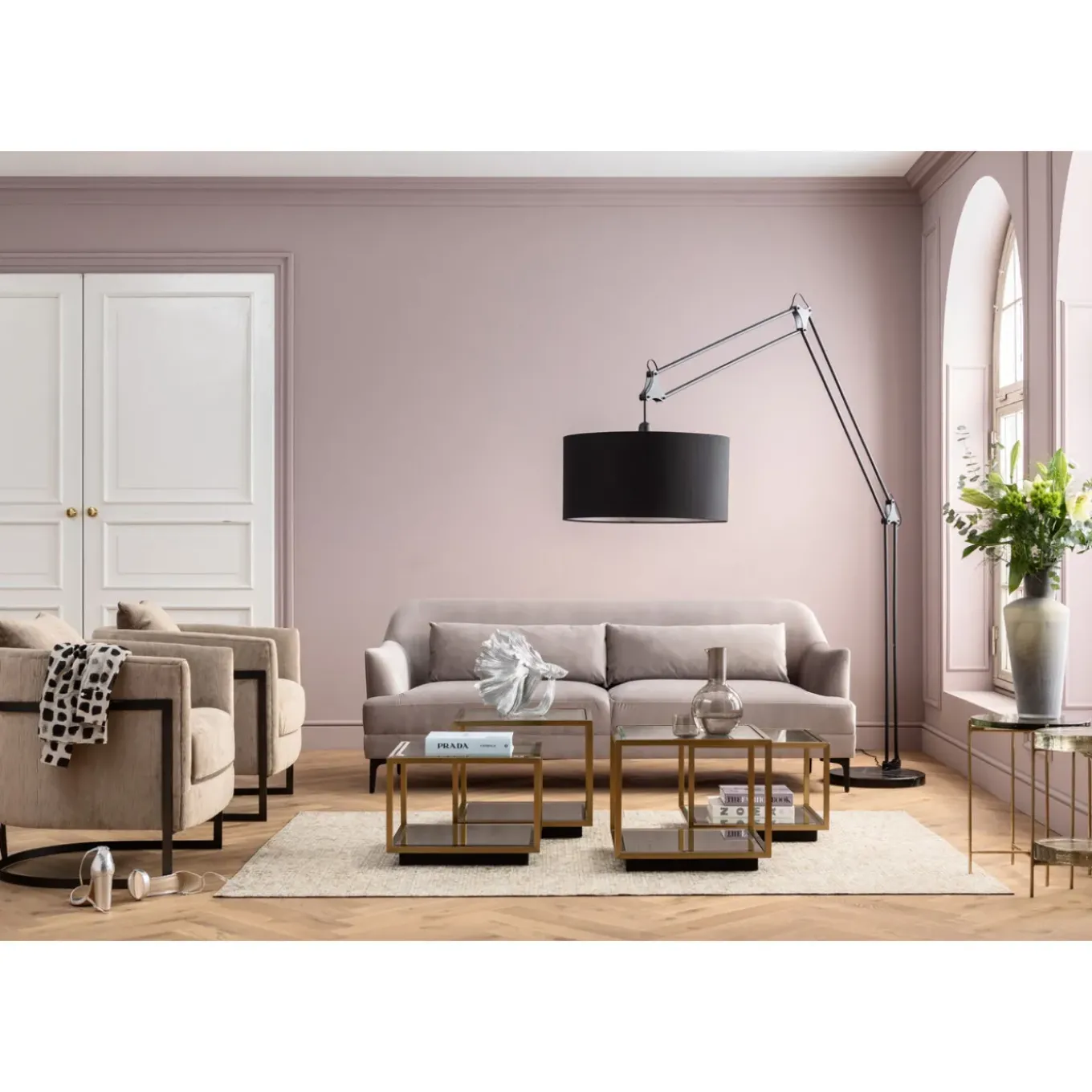 Sofa Proud 3-Places Gris