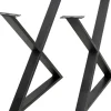 Structure Tavola Cross Noir (2/Set)
