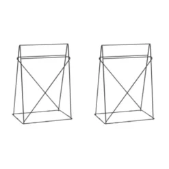 Structure-Table Polar (Paire) Noir 31X49Cm