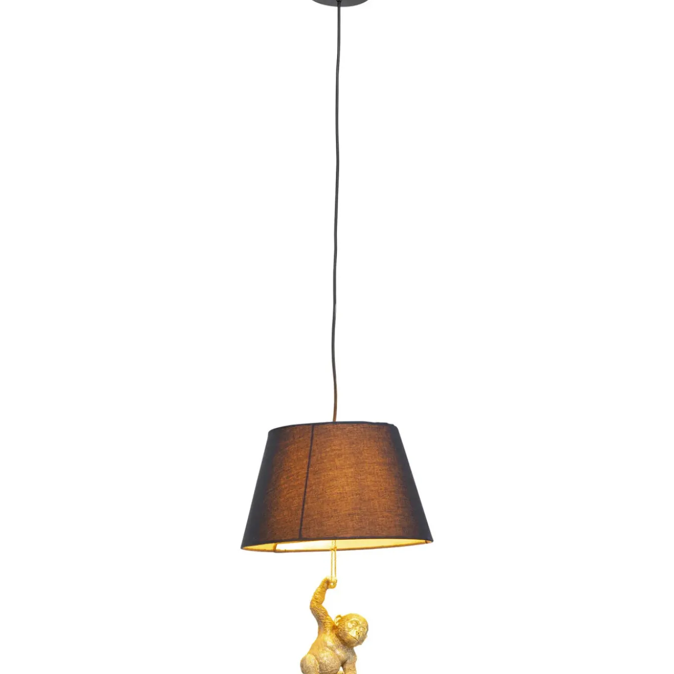 Suspension Animal Swinging Baby Ape O35Cm