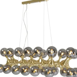 Suspension Atomic Balls Laiton 140Cm